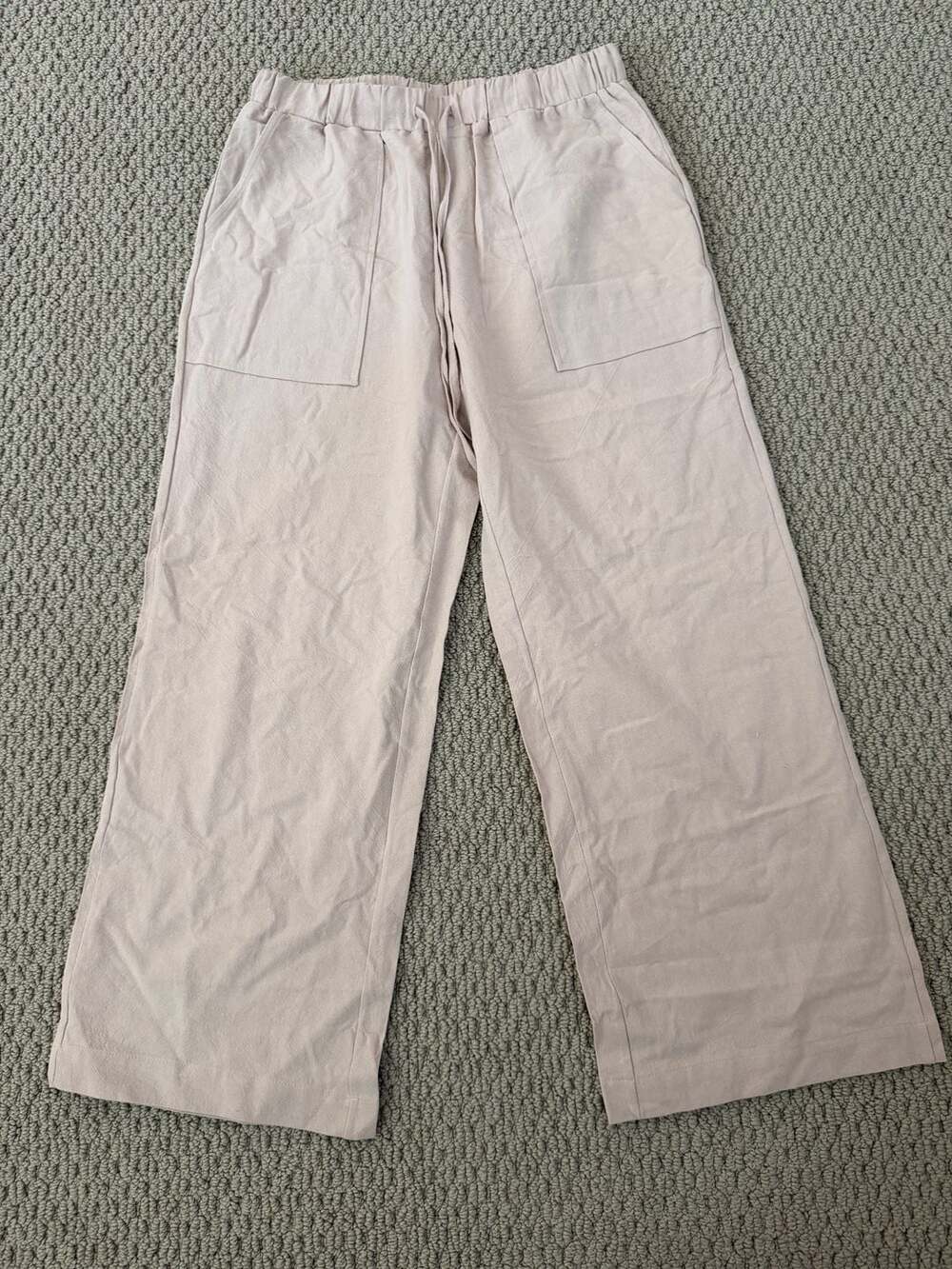 NEER High-Rise Pull-On draw string Wide-Leg pants